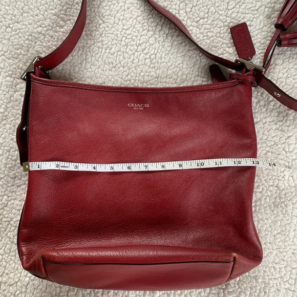 ❌SOLD❌Coach Legacy Duffel Shoulder Bag - Red - Picture 15 of 16
